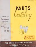 American Tool Works-American Tool Pacemaker 14\" to 16\", 20\"MD and 22HD, Lathe Parts Manual-14\"-14\" - 16\"-16\"-20\"-22\"HD-MD-01